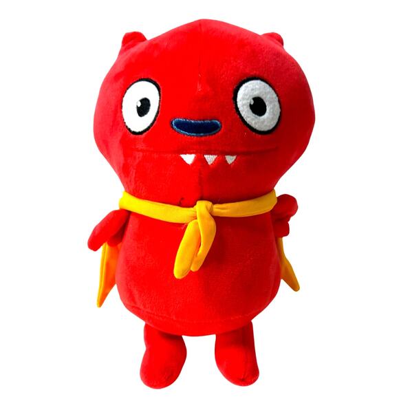 11" Ugly Dolls Plush Stuffed Animal 2019 Lucky Bat Red - Picture 1 of 4